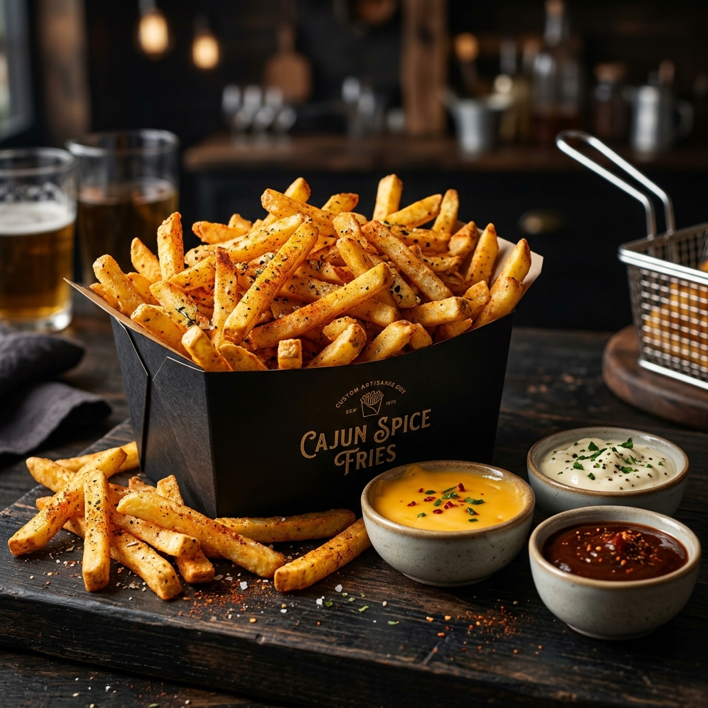 Cajun Baharatlı Patates